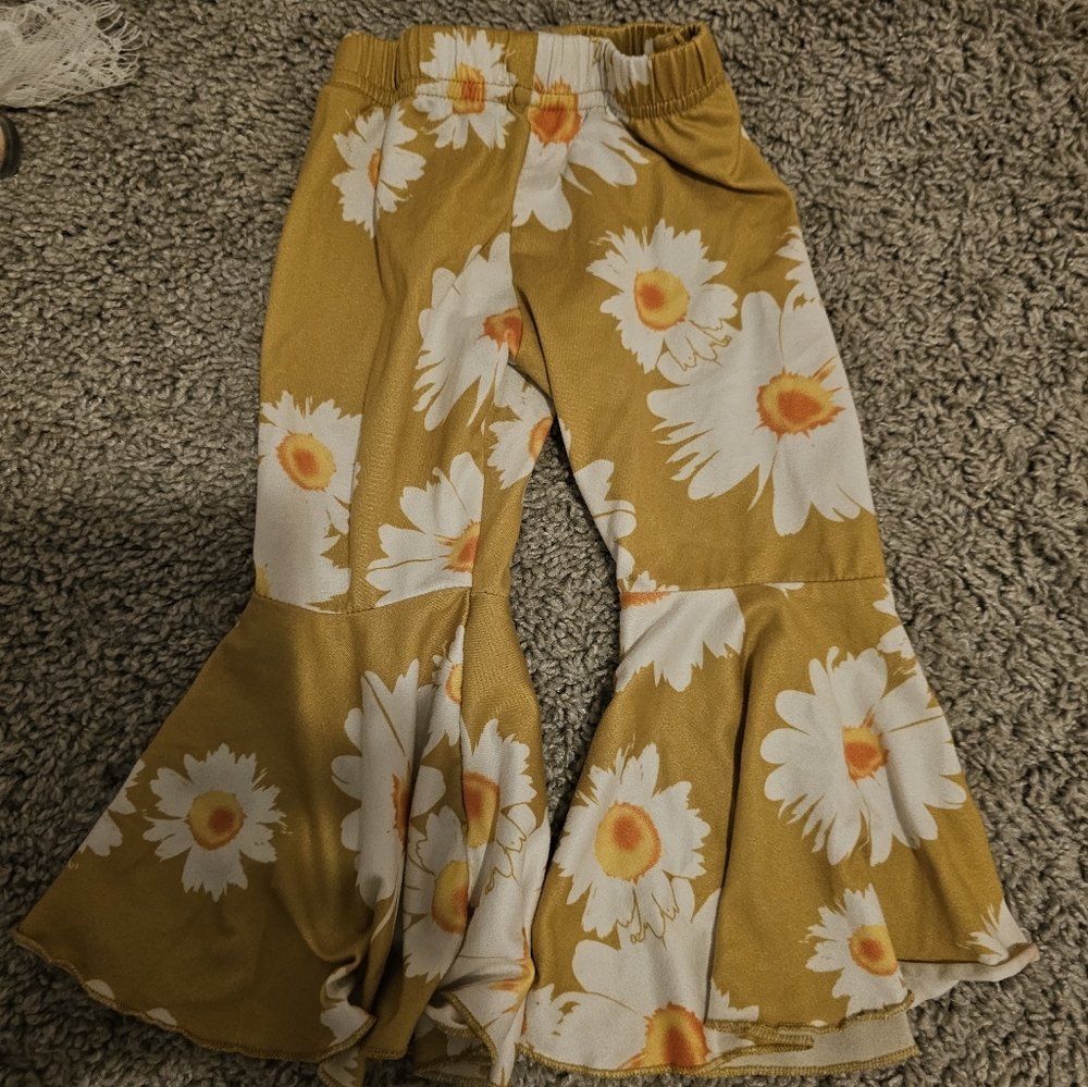 Bailey's Blossom Adorable flowery bell bottoms